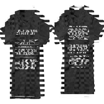 Grandpa Of The Birthday Boy Family Love Celebration Youth T-shirt - Thegiftio UK