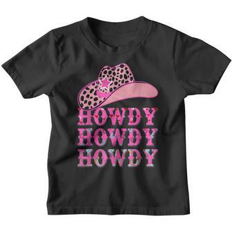 Groovy Howdy Rodeo Western Country Southern Cowgirl Youth T-shirt - Thegiftio UK