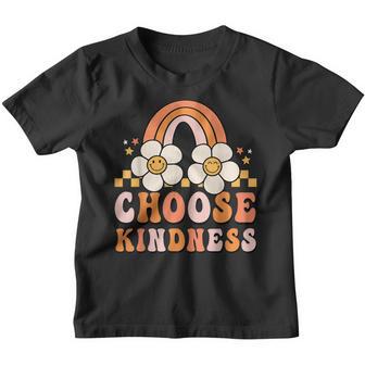 Groovy Unity Day Choose Kindness Anti Bullying Be Kind Hippy Youth T-shirt - Thegiftio UK