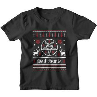 Hail Santa Ugly Christmas Sweater Great Gift Youth T-shirt - Monsterry UK