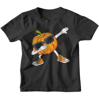 Halloween Dabbing Pumpkin Thanksgiving Day Boys Girls Kids Youth T-shirt - Thegiftio UK
