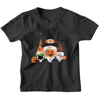 Halloween Gnomes Cute Autumn Pumpkin Fall Funny Holiday V5 Youth T-shirt - Thegiftio UK