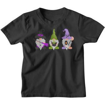 Halloween Gnomes Cute Autumn Pumpkin Fall Holiday Women Girl V32 Youth T-shirt - Thegiftio UK