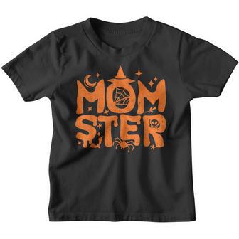 Halloween Momster Women Funny Halloween Mom Costume Youth T-shirt - Thegiftio UK