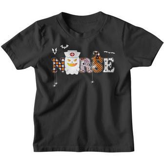 Halloween Nurse Nursing Cute Health Worker Cute Ghost Youth T-shirt - Thegiftio UK