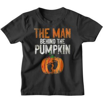 Halloween Pregnancy Announcement The Man Behind The Pumpkin V3 Youth T-shirt - Thegiftio UK
