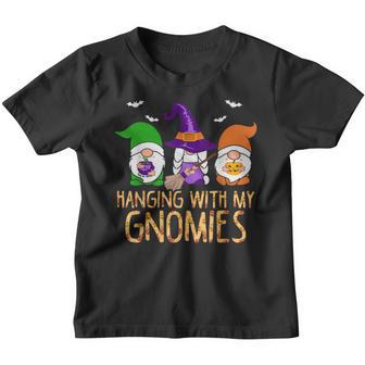 Hanging With My Gnomies Halloween Thanksgiving Christmas Youth T-shirt - Thegiftio UK