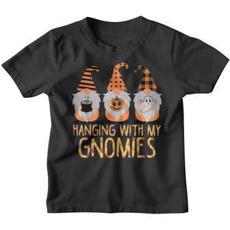 Hanging With My Gnomies Halloween Thanksgiving Christmas Youth T-shirt - Thegiftio UK