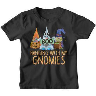 Hanging With My Gnomies Halloween Thanksgiving Christmas Youth T-shirt - Thegiftio UK