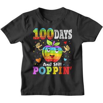 Happy 100 Days Of School And Still Poppin 100Th Day Pop It V5 Youth T-shirt - Thegiftio UK