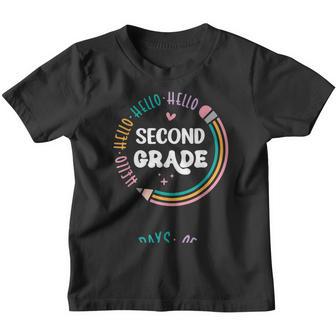Happy 100 Days Of Second Grade Back To School 100Th Day Youth T-shirt - Thegiftio UK