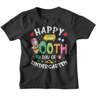 Happy 100Th Day Kindergarten School Kids Student Youth Youth T-shirt - Thegiftio UK