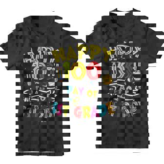 Happy 100Th Day Of 1St Grade Funny 100 Days Of School V14 Youth T-shirt - Seseable