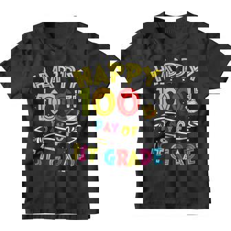 Happy 100Th Day Of 1St Grade Funny 100 Days Of School V15 Youth T-shirt - Seseable