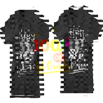 Happy 100Th Day Of 1St Grade Funny 100 Days Of School V5 Youth T-shirt - Seseable