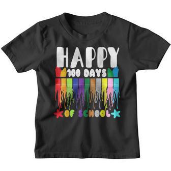 Happy 100Th Day Of School - 100 Days Celebration Teacher Youth T-shirt - Thegiftio UK