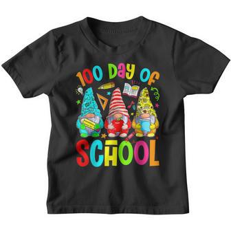 Happy 100Th Day Of School 100 Days Of Gnomes Kindergarten V2 Youth T-shirt - Thegiftio UK