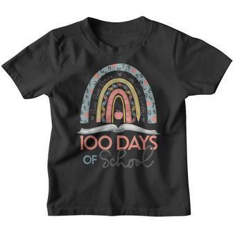 Happy 100Th Day Of School 100 Days Of Preschool Teacher V3 Youth T-shirt - Thegiftio UK