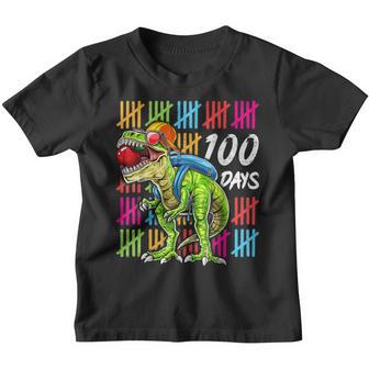 Happy 100Th Day Of School 100 Days Of Preschool Teacher Youth T-shirt - Thegiftio UK