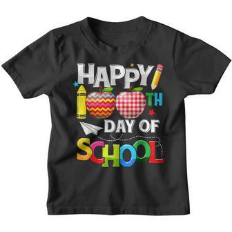 Happy 100Th Day Of School 100 Days Of School Girl Boy Kids Youth T-shirt - Thegiftio UK