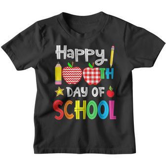 Happy 100Th Day Of School For Teacher & Student Colorful Youth T-shirt - Thegiftio UK