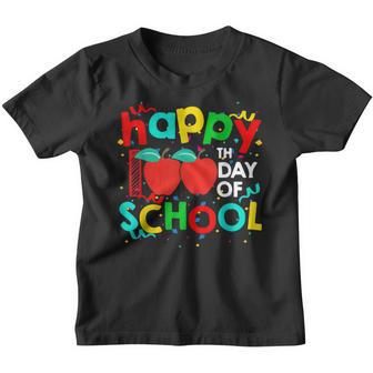 Happy 100Th Day Of School Kindergarten Teacher Or Student V2 Youth T-shirt - Thegiftio UK