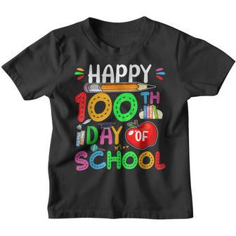 Happy 100Th Day Of School Teacher Kids Smarter Costume Gift Youth T-shirt - Thegiftio UK
