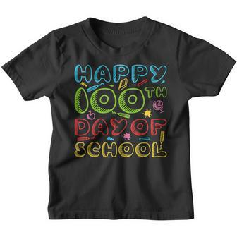 Happy 100Th Day Of School V3 Youth T-shirt | Mazezy