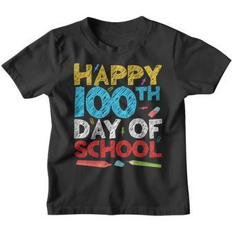 Happy 100Th Day Of School V4 Youth T-shirt | Mazezy