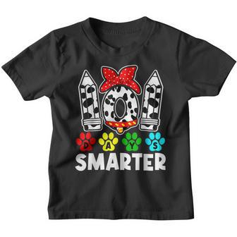 Happy 101 Days School Cute Dog 100 Days Smarter Student V2 Youth T-shirt - Thegiftio UK