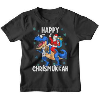 Happy Chrismukkah Funny Hanukkah Christmas Jewish Xmas Kids V2 Youth T-shirt - Thegiftio UK
