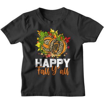 Happy Fall Yall Nursing Health Worker Thanksgiving Woman Youth T-shirt - Thegiftio UK