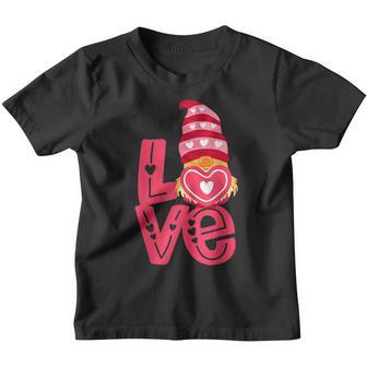 Happy Gnome Valentines Day Love Red Heart Funny Boy Girl Kid Youth T-shirt - Thegiftio UK