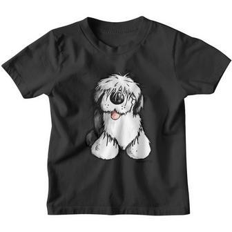 Happy Old English Sheepdog Bobtail Dog Gift Youth T-shirt - Thegiftio UK