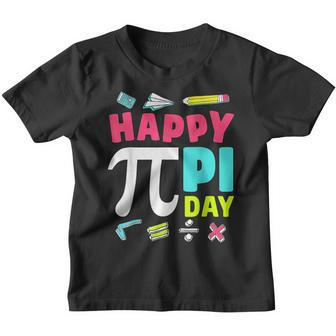 Happy Pi Day Kids Math Teachers Student Professor Pi Day V3 Youth T-shirt - Seseable