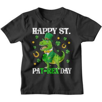 Happy St Pat-Rex Dinosaur Saint Patricks Day For Boys Girls Youth T-shirt - Seseable
