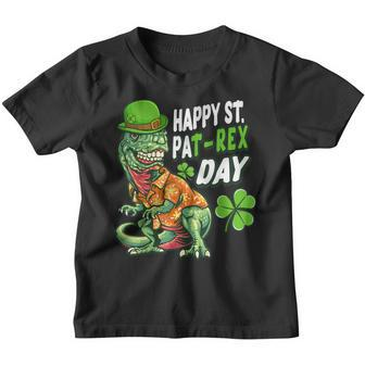 Happy St Pat-Rex Dinosaur Saint Patricks Day For Boys Girls Youth T-shirt | Mazezy CA