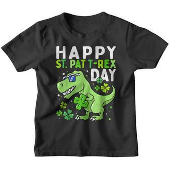 Happy St Pat Trex Day Dino St Patricks Day Toddler Boys V2 Youth T-shirt - Thegiftio UK
