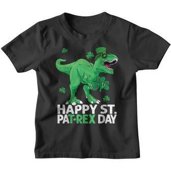 Happy St Pat Trex Day St Patricks Toddler Boy Dinosaur Youth T-shirt - Thegiftio UK