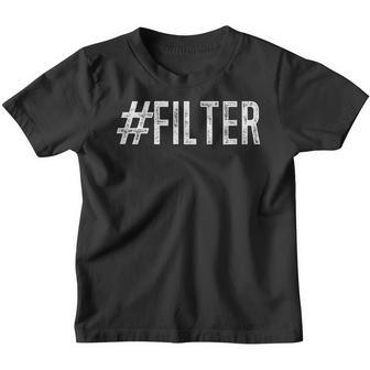 Hashtag Filter & No Filter Nofilter Couple Halloween Costume V4 Youth T-shirt - Thegiftio UK