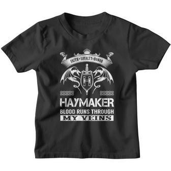 Haymaker Last Name Surname Tshirt Youth T-shirt - Thegiftio UK