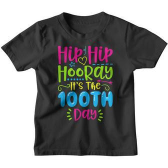 Hip Hooray Its 100Th Day Of School V2 Youth T-shirt | Mazezy
