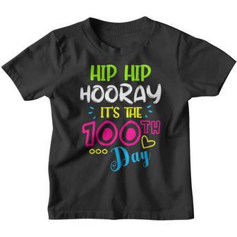 Hip Hooray Its The 100Th Day Of School V2 Youth T-shirt | Mazezy