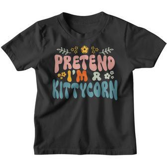 Hippie Halloween Costume Pretend Im A Kittycorn Youth T-shirt - Thegiftio UK