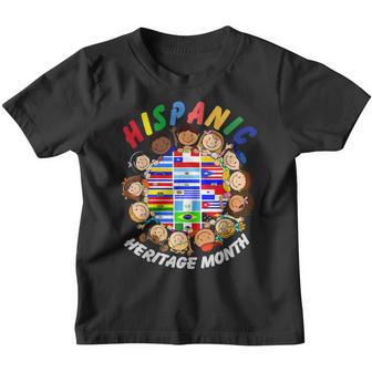Hispanic Heritage Month Kids Boy Girl Toddler Latino V3 Youth T-shirt - Thegiftio UK