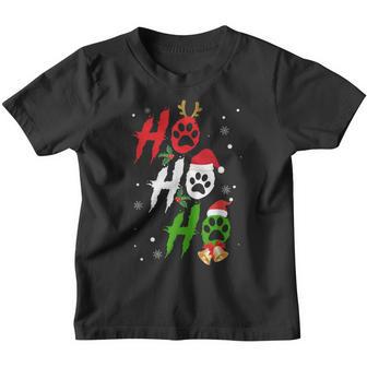 Ho Ho Ho Paw Christmas Funny Dog Lover Gifts For Men Women Youth T-shirt - Thegiftio UK