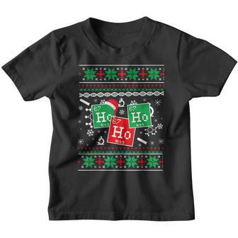 Ho Ho Ho Santa Chemistry Ugly Christmas For Men Women Kids V3 Youth T-shirt - Thegiftio UK