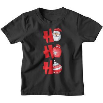 Hohoho Christmas Is Here Santa Is Coming Youth T-shirt - Thegiftio UK
