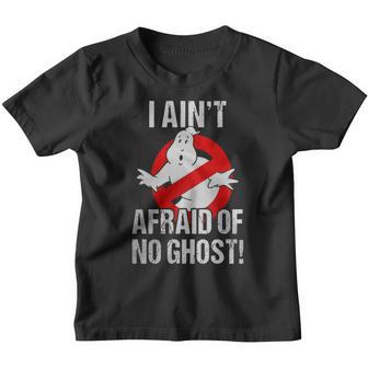 I Aint Afraid Of No Ghosts Halloween Youth T-shirt - Thegiftio UK