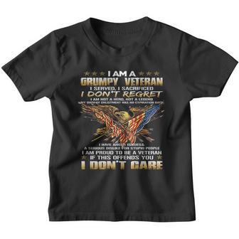 I Am A Grumpy Old Veteran I Served Back Youth T-shirt - Thegiftio UK